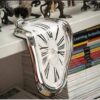 Melting Distorted Wall Clocks Surrealist Salvador Dali Style Wall Watch Decoration Gift Home Garden