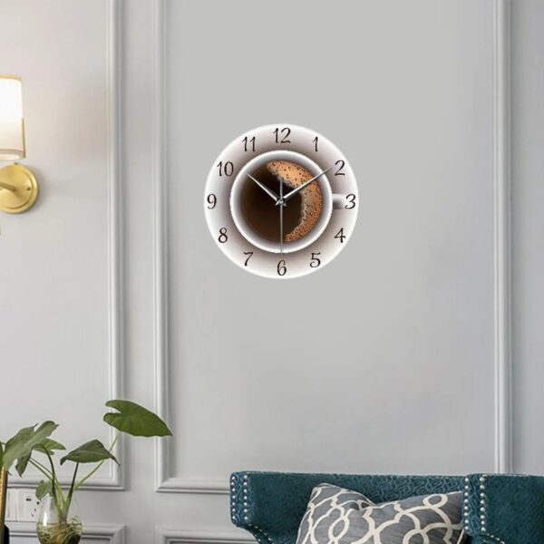 Wall Clock Silent Clock Minimalist Round Display Ornament Hanging Clock Home Use