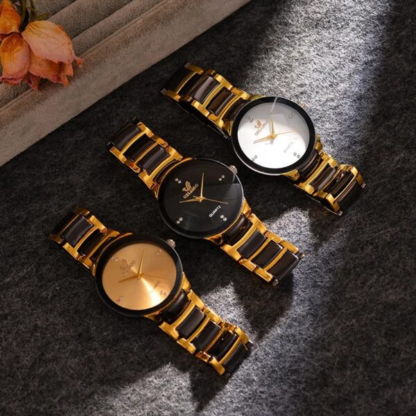 Men Luxury Watches New Arrived Cool Black Gold Quartz Steel Wristwatch Exquisite  Fashion Clock