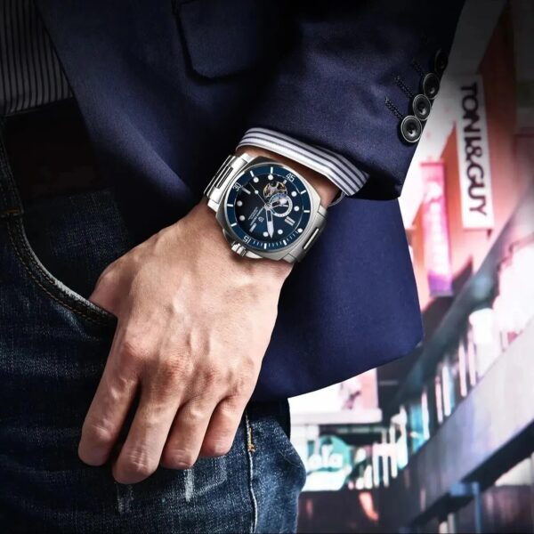 Men's Watches Mechanical Automatic Watch For Men Diving Top Brand Luxury Wristwatch Stainless Steel