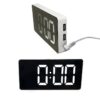 Clock Sleek Stylish Functional Modern Versatile Large Led Clock For Home Decor Wall-mounted Clock With Adapter Led Display Large