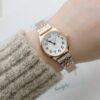 Luxury Women Watch Fashion Number Stainless Steel Quartz Wristwatch Simple Elegant Ladies Clock