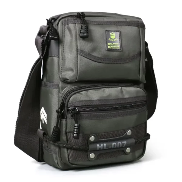 Men Shoulder Bag Messenger Multifunction Bags Crossbody Bag Waterproof Oxford Cloth Casual Travel Mans Toolkit