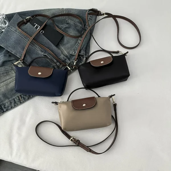 Fashion Branded Shoulder Bags Top Grade Nylon Women Dumpling Bag Designer Simple Handbags Luxury Female