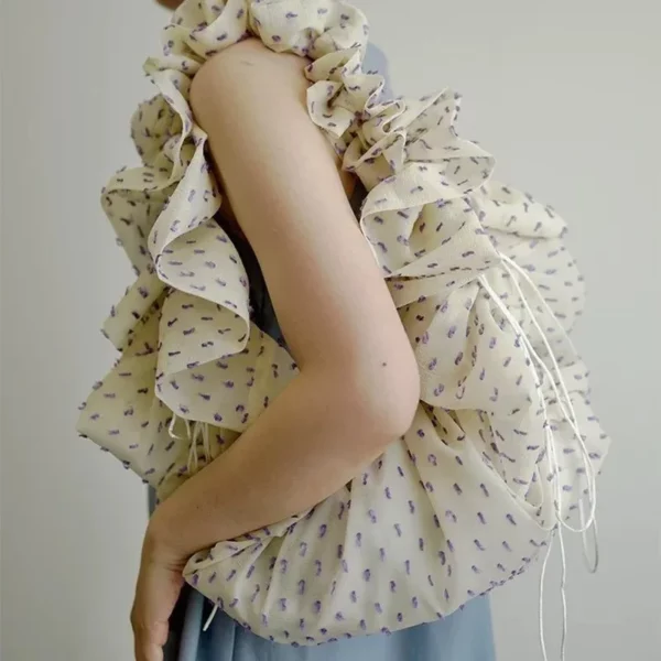 Spring And Summer Styles,Pleated Fashionable Crossbody Bag,Niche Versatile Underarm Bag,Commuting Large shoulder bag