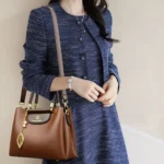 Leather Handbags for Women Vintage Shoulder Tote Bag Luxury Designer Ladies Large Capacity Purse Bags
