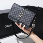 Fashion Senior Sense Of Women's Shoulder Bag With Small Square Bag PU Light Luxury Niche Fashion Bag