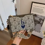 Summer Women's Bag Love Letter Bear Pillow Bags Casual Fashion Versatile Single Shoulder Bags Crossbody Bag