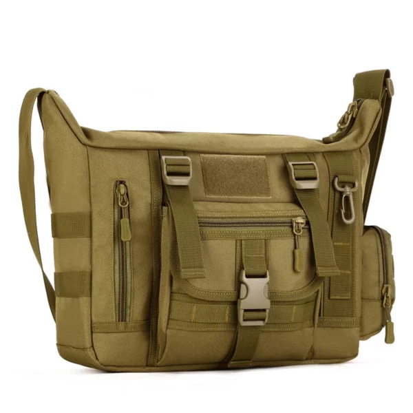 Men's Crossbody Bag Sports Sling Shoulder Bag Large Capacity Outdoor Travel Messenger Bag Waterproof Camping Hiking Bag Pack