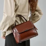 Women's Tote Bag Luxury Genuine Leather Shoulder Crossbody Bags High Quality Vintage Female Handbag