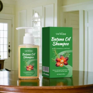 Batana Oil Shampoo Soothing Scalp Intense Repair Batana Nourishing Shampoo with Rosemary Extract for All Hair Types