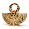 Luxury Women Small Bamboo Handbags Beach Bag High Quality Ladies Weave Top Handle Bag Fashion Female Clutch Messenger Bag