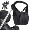 Storage Bag For Doona Stroller Accessories Portable Diaper Bag Compatible With Stroller Black Waterproof Storage Bag