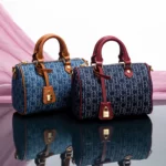 Women's Shoulder Bag New Cowboy Splicing Pillow Bag, Casual Party Women's Handbag