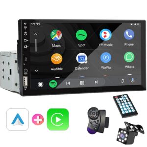 Car Radio Carplay Android Auto Multimedia Player HD Touch Screen Input Bluetooth MirrorLink Universal Autoradio