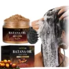 Batana Oil Scalp Scrub for Strengthening Hair Deep Cleaning Nourishing Soothing Shampoo for Sensitive Scalp Hair Care