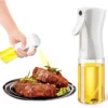 Oil Spray Plastic Household Kitchen Oil Spray Bottle Or Oil Brush Nebulizing Mist Filling Cooking Dual Use BBQ
