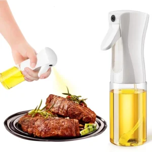 Oil Spray Plastic Household Kitchen Oil Spray Bottle Or Oil Brush Nebulizing Mist Filling Cooking Dual Use BBQ
