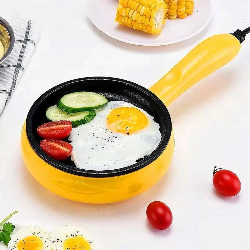 Multi Function Electric Egg Cooker Non Stick & Auto Off, Single Steaming Frying Pan household