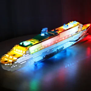 Toy Ocean Liner Cruise Ship Boat Electric Ship Toy With Flashing Light And Sound Fun Nautical Decorations Boat Toy 1