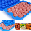 37 Grids Silicone Meatball Mold With Lid Honeycomb Rice Ball Maker Fish Balls Beef Balls Mold Meat Tools Kitchen Accessories