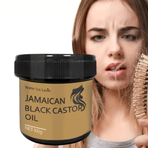 Natural Black Castor Hair Oil for Stronger, Healthier-Looking Hair Moisture Boost Formula