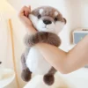 Cute Baby Otter Plush Magnetic Hugging Stuffed Animal Adorable Cuddly Companion