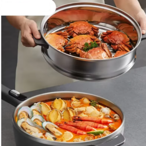 Electric Wok New Household Stir-Fry Hot Pot Integrated High-power Multifunctional High-end Electric Wok