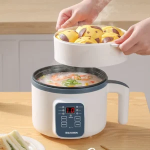 Electric Rice Cooker Single Double Layer Multi Cooker Non-Stick Smart Mechanical MultiCooker Steamed Rice Pot For Home
