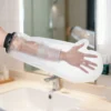 Bathing Cover Rainproof Transparent PVC Children Arm Protective Cover for Shower Kids Arm Cover for Shower