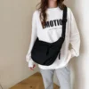 Homefish Nylon Hobos Crossbody Bags Solid Casual Zipper Bags 2024 Fashion High Capacity Solid Color Single Shoulder Totes Bag