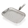 Perforated Barbecue Plate Basket Tool Stainless Steel Grill Pan Tray Plate Grilling Household Baking Outdoor Bar