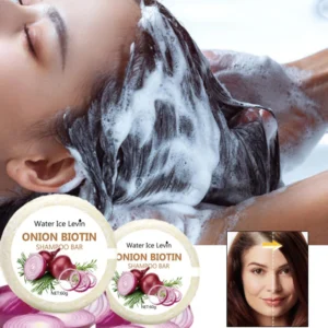 Biotin Shampoo Soap Bar,Scalp Deep Gentle Cleansing Refreshing Solid Shampoo,Oil Control Moisturizing,Smooth Hair