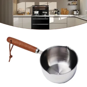 Stainless Steel Oil Pan Small Pot Cooking Butter Melting Pot For Versatile Butter Melter Kitchen Tool