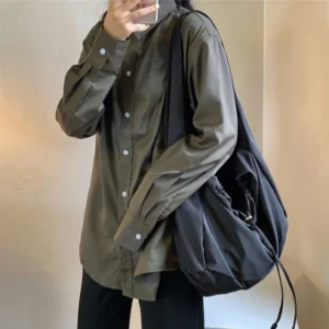 Nylon Shoulder Bag Female Travel Light Tote Bag Casual Solid Color Crossbody Bag Designer Hobo Bag Purse