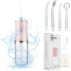 Portable Electric Oral Irrigator Water Flosser Rechargeable Dental Cleaning Device Rechargeable Water Dental Flosser