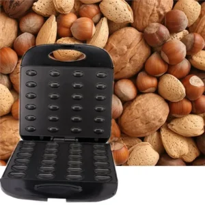 Walnut Cookie Maker Electric 24-Hole Mold Maker Mini Nut Waffle Bread Machine Cake Maker Breakfast Pan