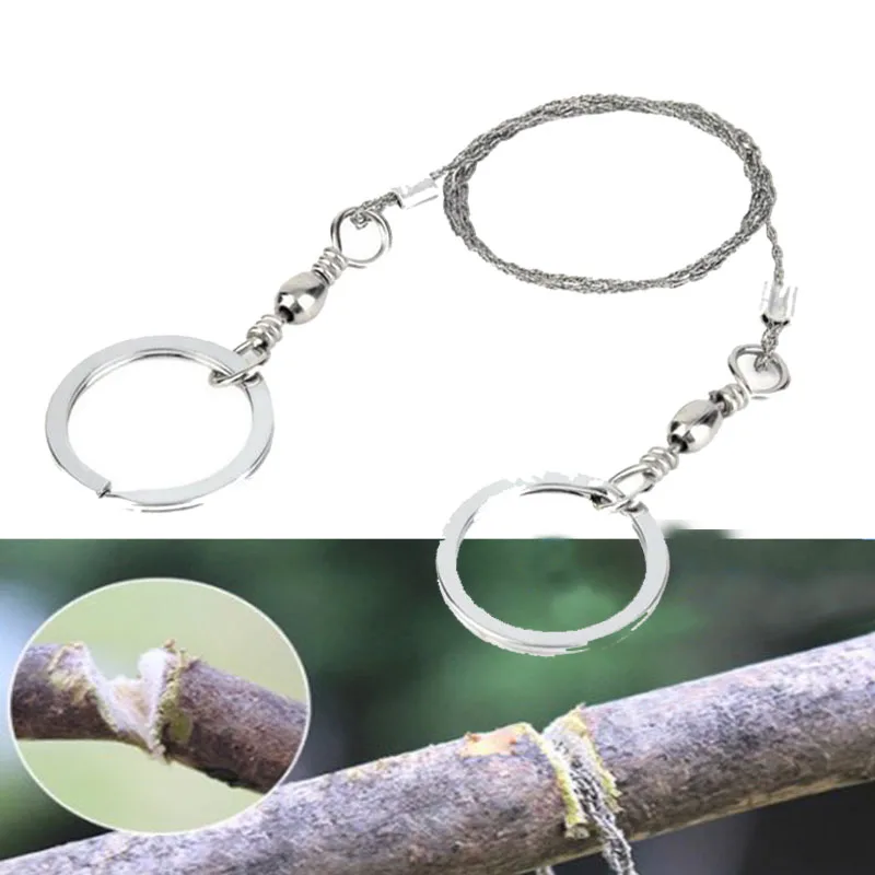 Stainless Steel Wire Saw Outdoor Tool Cutter Survive Travel Kit Cut hand Manual Chainsaw Emergent Camp Hunt