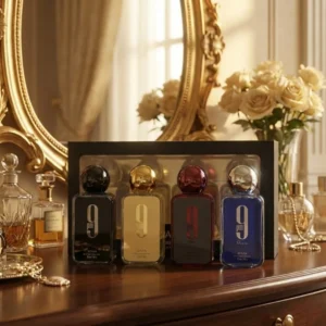 Womens Perfume Gift Set Long Lasting Elegant Warm Sweet Fresh Soft AromaticScents Four Piece Fragrance New Collection