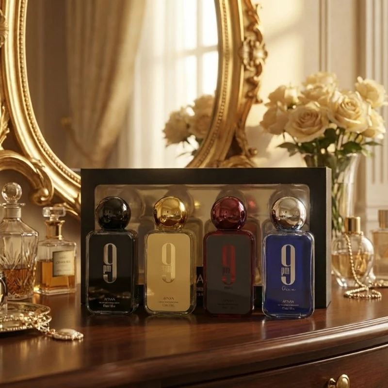 Womens Perfume Gift Set Long Lasting Elegant Warm Sweet Fresh Soft AromaticScents Four Piece Fragrance New Collection