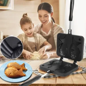 Fish Shaped Waffle Pan Maker Non-stick Buscuit Cake Bake Bakeware Home Kitchen DIY Dessert Cooking Pan Plate