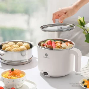 Liven Electric Multi Cooker Stainless Steel Steamer Multifunctional Cooking Rice Porridge Noodle Mini