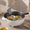 Smart Electric Frying Pot Multifunctional Electric Cooker Non-stick Frying Pot Large Capacity Electric