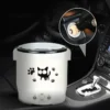 Electric Mini Rice Cooker Portable MultiCooker Household Rice Cookers Cooking Machine Pans For Car Truck Home