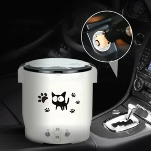 Electric Mini Rice Cooker Portable MultiCooker Household Rice Cookers Cooking Machine Pans For Car Truck Home