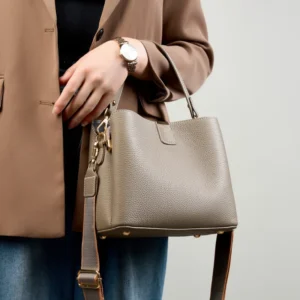 Women's Bucket Bag Luxury Designer Versatile Shoulder Bag Women Commuter Crossbody Bags Female Handbag
