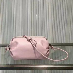 Pillow Small Bucket Bag Knotted Shoulder Messenger Commuter Texture Fashion Unique Versatile Premium Classic