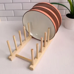 Multi functional storage rack kitchen storage mechanism tableware drainage wooden tableware drying rack kitchen accessories