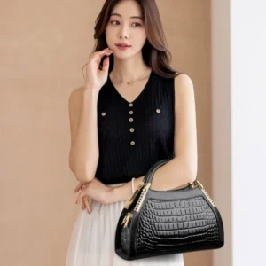Alligator Patent Leather Shoulder Crossbody Hand Bags for Women Brand Luxury Handbags Women Bags Designer Hobos