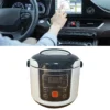 Electric Rice Cooker for Car Truck Home Multicooker Soup Porridge Food Steamer Lunch Box Travel Electric Lunch Box Rice Cooker